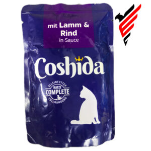 پوچ گربه کوشیدا با طعم گوشت بره و گاو مدل Lamm & Rind وزن 100 گرم