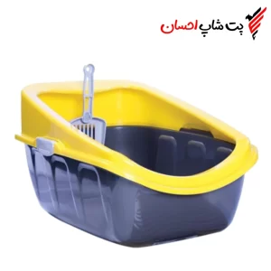 ظرف خاک گربه لبه دار برند جورج | www.petshopehsan.com