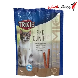 قیمت و خرید آنلاین تشویقی میله ای یا مدادی گربه برند تریکسی با طعم بره مدل Lamm